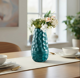 ANYDECO Flower Vase Blue Large Meteorite Nordic Style Table Decor