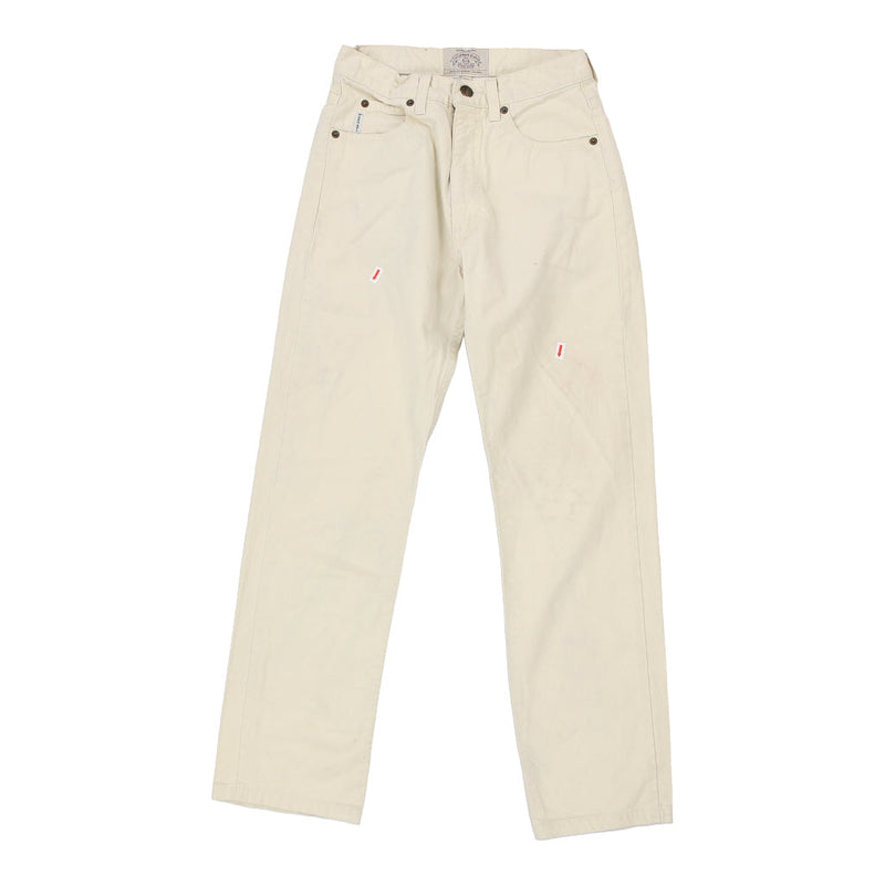 Emporio Armani Trousers - 25W UK 6 Cream Cotton