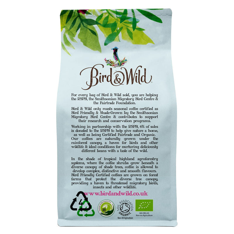 Light Roast Fairtrade Organic Coffee Beans & Ground - 6x200g