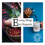 Light Roast Fairtrade Organic Coffee Beans & Ground - 6x200g