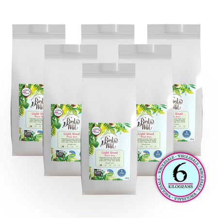 Light Roast Fairtrade Organic Coffee Beans - Case of 6x1kg