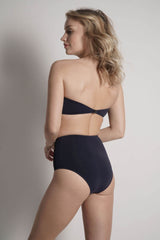 Lillian High Waisted Bikini Bottom Navy