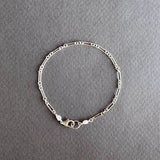 Lily Chain Bracelet Silver