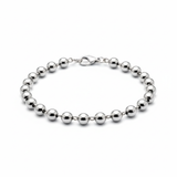 Linked Bead Bracelet with Lobster Clasp