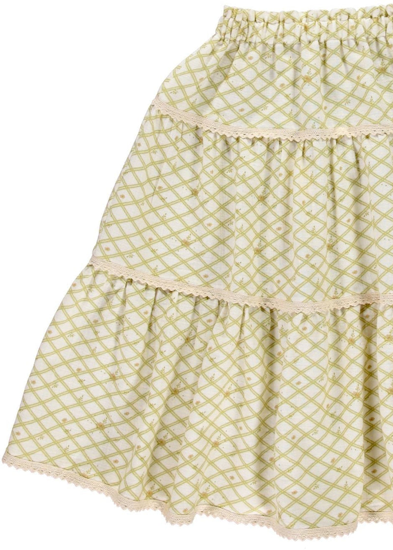 Organic cotton women maxi skirt