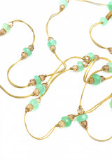 Necklace Loopy Duo Perldot-Champ