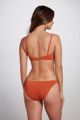 Jenna Classic Brief Bikini Bottom - Pumpkin