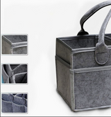 Anysort Mommy Diaper Bag Dark Grey Organizer Multifunctional Newborn Things Nursery Stackers and Caddies Pouch Large Storage