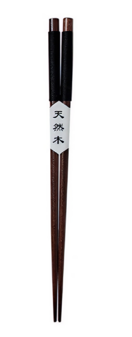 Anygleam Black 4pairs Wooden Chopsticks Reusable Kitchen Tableware