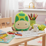 Anypack 3D Green Turtle School Backpack - Kids Plush Animal Bag