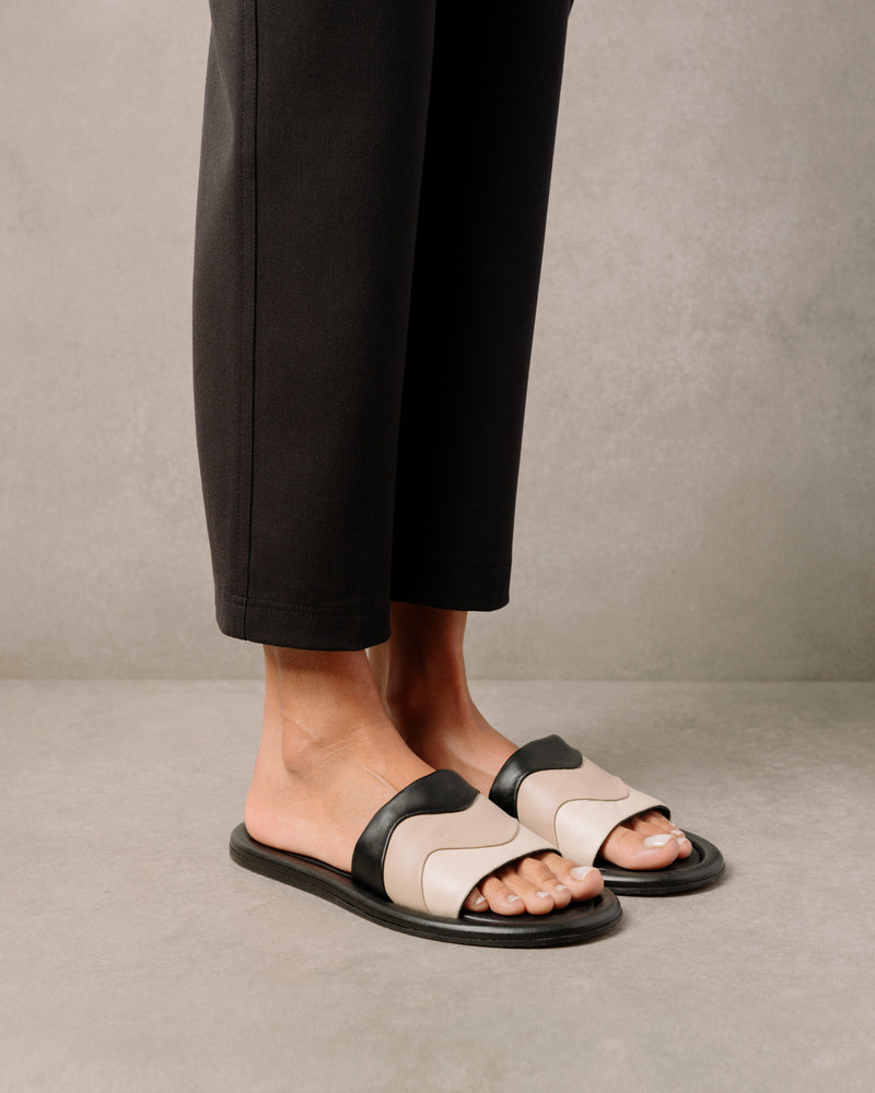 Malibu Kaleidoscope Black Sandals ALOHAS