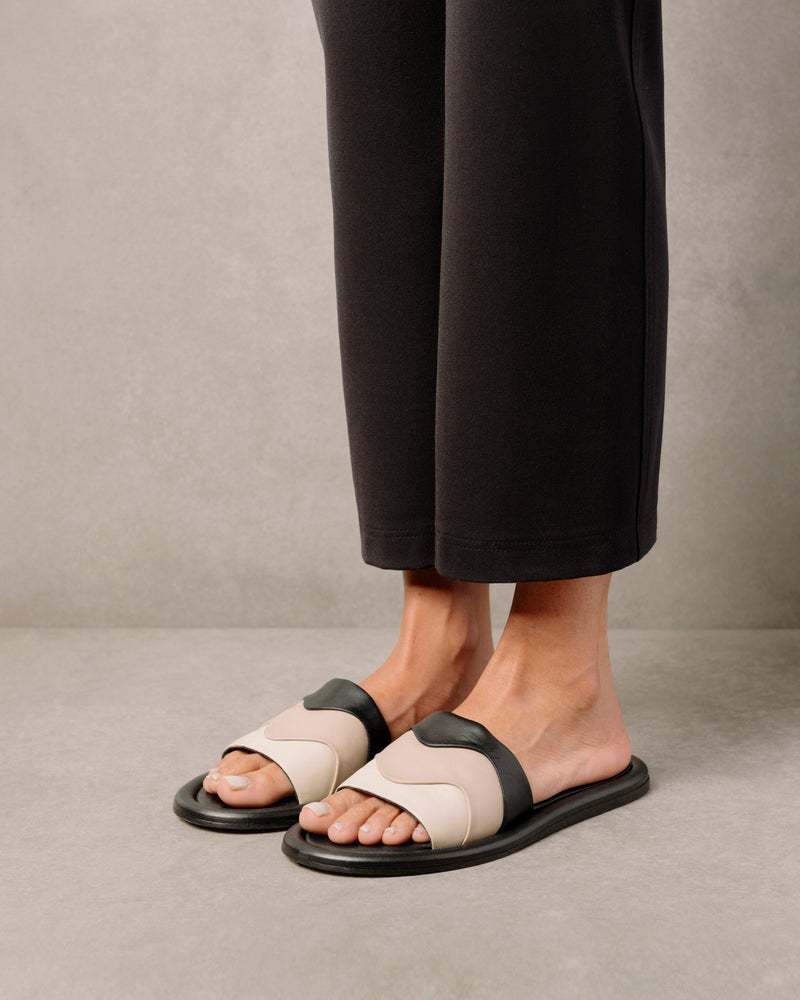 Malibu Kaleidoscope Black Sandals ALOHAS