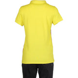 Moncler Floral Polo Shirt - Medium Yellow Cotton Blend