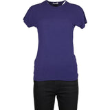 Versace T-Shirt - Medium Navy Cotton Blend