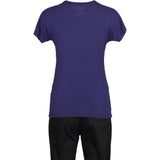 Versace T-Shirt - Medium Navy Cotton Blend