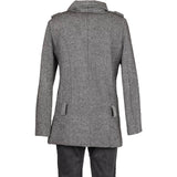 Unbranded Overcoat - Large Grey Polyester Blend