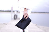 Bella Clutch Purse - Luxury Black