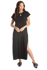 Maxi V-Back Dress - Organic Cotton