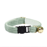 Anypet Small Mint Green Cat Collar with Safety Buckle, Bell & Durable Adjustable Strap – Stylish Comfortable Pet Accessory for Cats