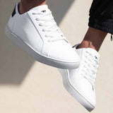 Men's Lace Up | White-Crush Orange