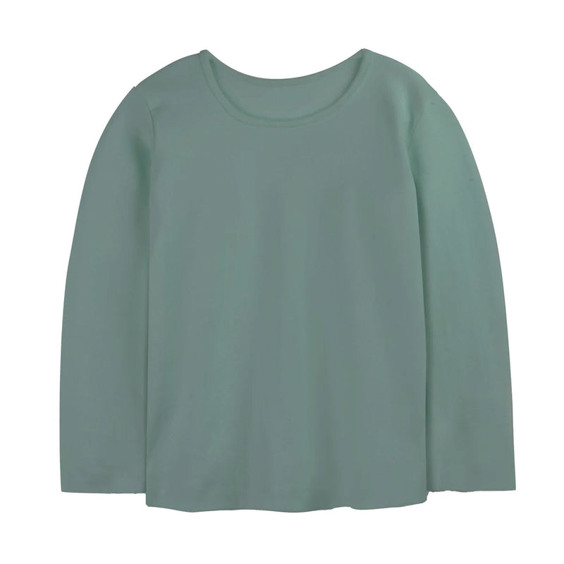 Pre-owned Turquoise Long Sleeve T-Shirt size: 6-14 Years Turquoise