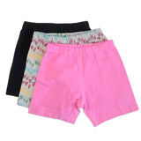 Pre-owned Gray Hearts | Pink | Black Shorts size: 8 Years Gray Hearts | Pink | Black