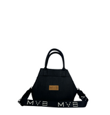 Mini Tote Handcraft Bag black cork
