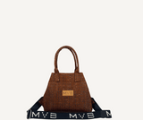 Mini Tote Handcraft Bag croco cork