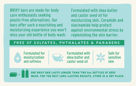 Moisturizing Body Wash Bar - Mint Eucalyptus