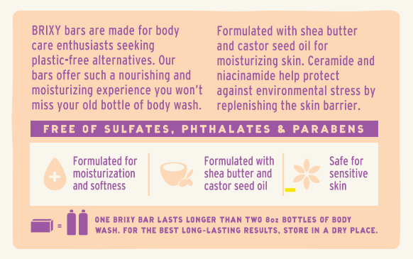 Moisturizing Body Wash Bar - Coconut Vanilla