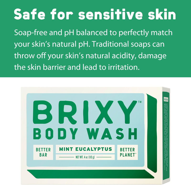 Moisturizing Body Wash Bar - Mint Eucalyptus