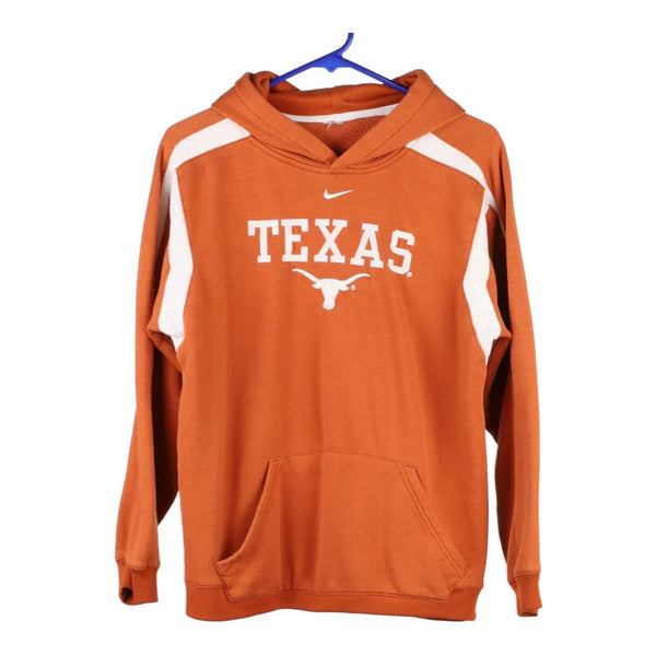 Age 13-14 Texas Longhorns Nike NCAA Hoodie - Large Orange Cotton Blend