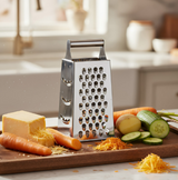 Anygleam Silver Stainless Steel Food Slicer – Multi-Function Kitchen Tool for Fruits, Vegetables & More