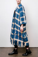 Newman Organic Cotton Plaid Coat