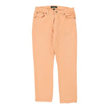 LRL Ralph Lauren Trousers - 30W UK 8 Orange Cotton