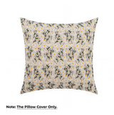Anypillow Cream Daisy Embroidered Pillowcase Decorative Cushion Cover