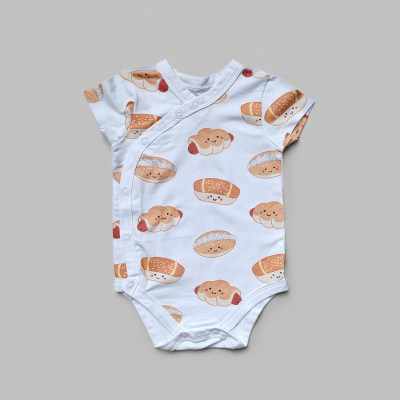 Organic Cotton Baby Onesie - Bakery Buns