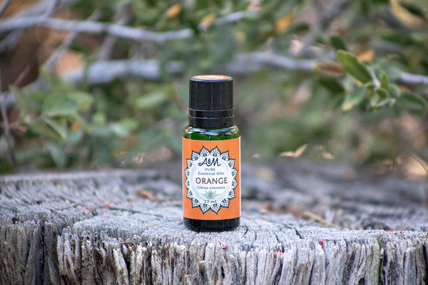Orange (Sweet) Pure Essential Oil - 17mL & 60mL sizes | Fair Trade + Ethically Sourced