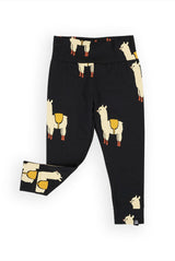 Organic cotton baby leggings - Alpaca