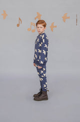 Organic cotton kids jogger's - Bird