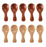 Anygleam Mixed Color 10 pcs Wooden Kitchen Spoon Kitchen Tableware