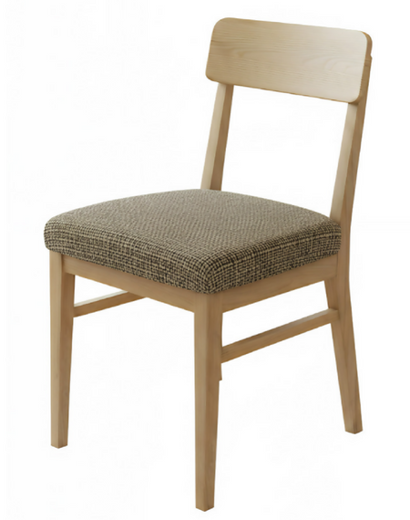 Anyseat Chair Cover Dark Brown Corn Kennel Pattern Stretch Seat Cover for Home Dinning Kitchen Washable Removable