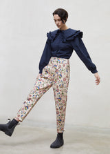 Oversized collar women's blouse