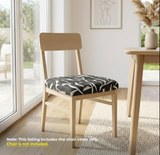 Anyseat Black and White Crack Linear Print Chair Cover – Stretch Washable Removable Seat Cover for Dining & Kitchen