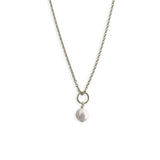 Paloma Pearl Necklace Silver - Astor & Orion