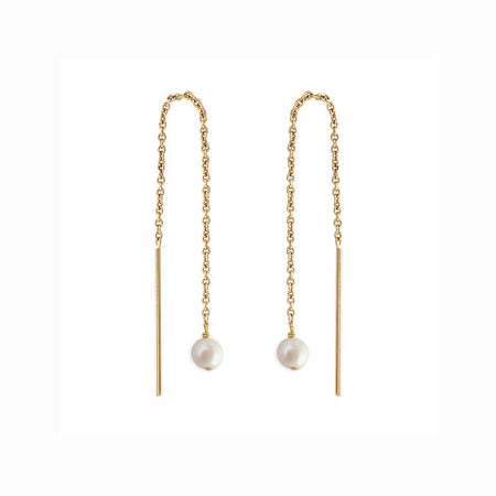 Paloma Pearl Threaders Gold