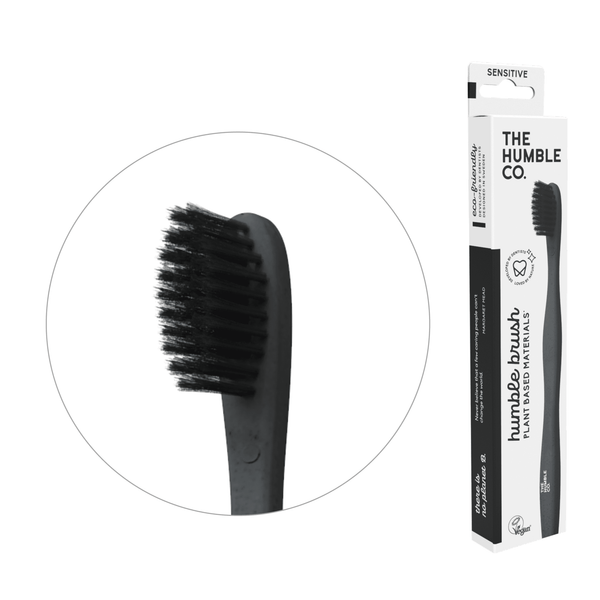 Plant based Toothbrush - Sensitive Black