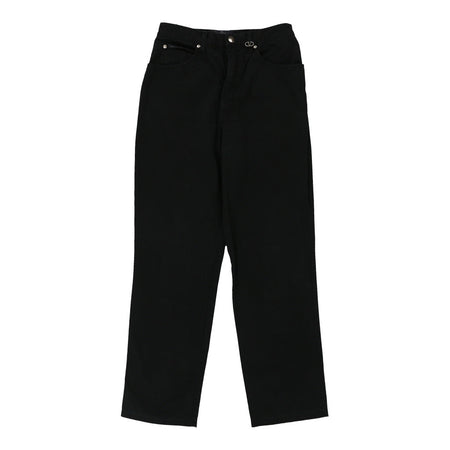 Valentino Trousers - 28W UK 10 Black Cotton