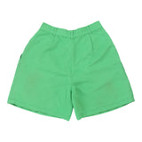 Iceberg Embroidered Shorts - 26W UK 8 Green Cotton