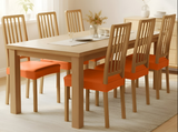 Anyseat Orange PU Leather Chair Cover – Slipcover for Dining, Kitchen, Hotel, Banquet & Living Room Chairs